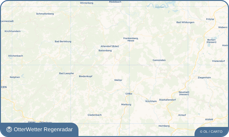 OtterWetter Regenradar-Widget Simtshausen