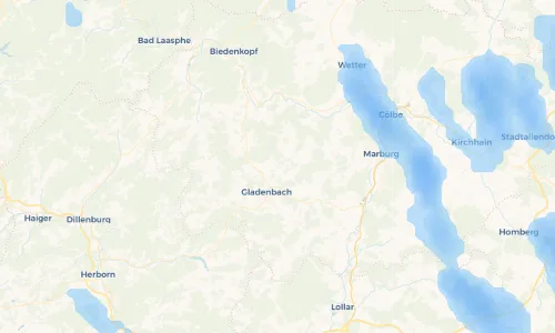 Regenradar Vorschaubild - Aktuelle Niederschläge in Sinkershausen und Umgebung