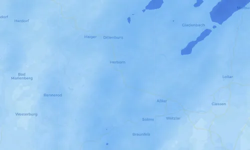 Regenradar Vorschaubild - Aktuelle Niederschläge in Sinn und Umgebung