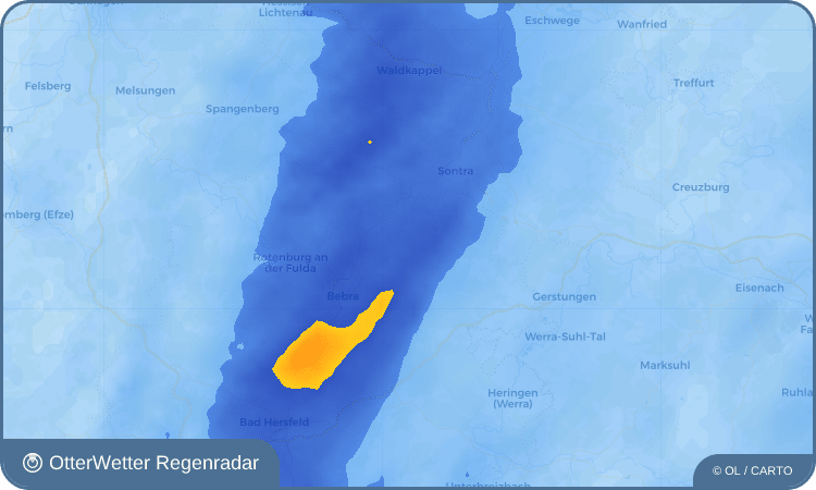 OtterWetter Regenradar-Widget Solz