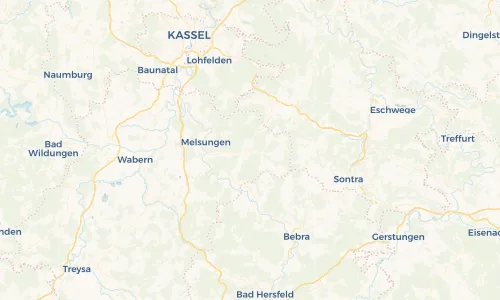 Regenradar Vorschaubild - Aktuelle Niederschläge in Spangenberg und Umgebung