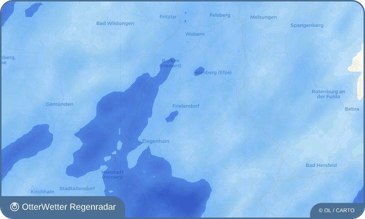 OtterWetter Regenradar-Widget Spieskappel