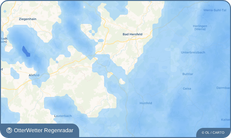 OtterWetter Regenradar-Widget Stärklos