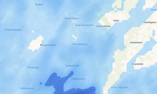 Regenradar Vorschaubild - Aktuelle Niederschläge in Stammen und Umgebung