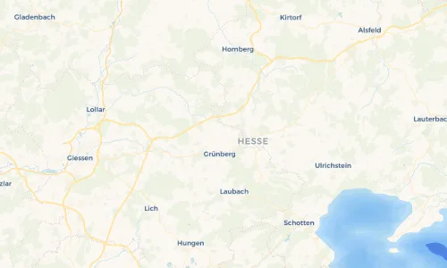 Regenradar Vorschaubild - Aktuelle Niederschläge in Stangenrod und Umgebung