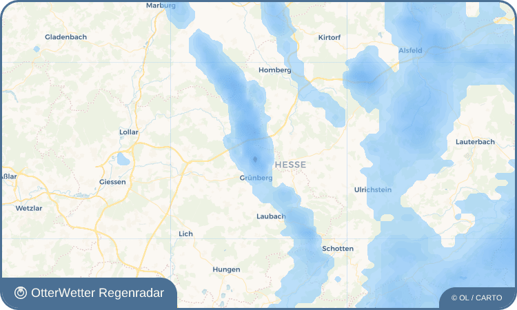 OtterWetter Regenradar-Widget Stangenrod