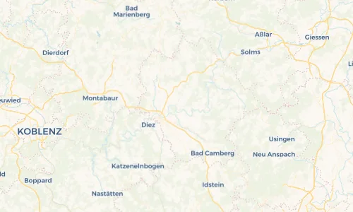 Regenradar Vorschaubild - Aktuelle Niederschläge in Steeden und Umgebung