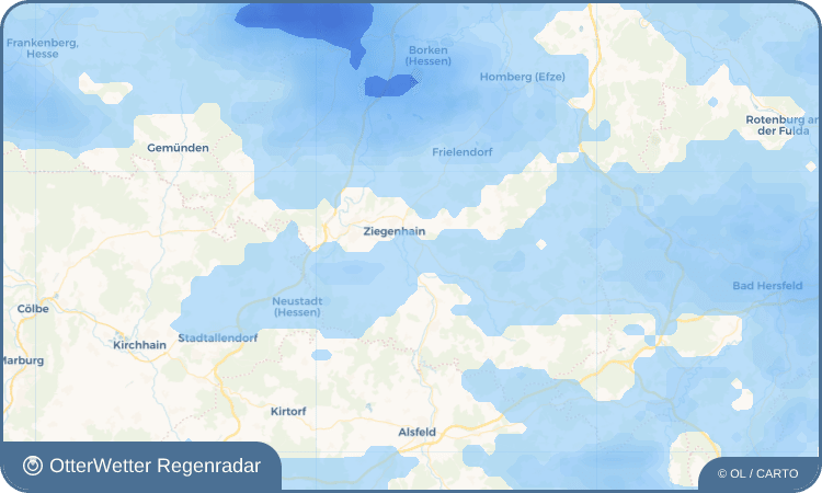 OtterWetter Regenradar-Widget Steina