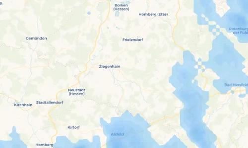 Regenradar Vorschaubild - Aktuelle Niederschläge in Steinatal und Umgebung