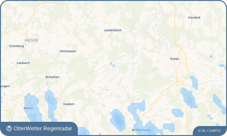 OtterWetter Regenradar-Widget Steinfurt