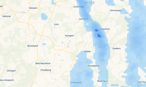 Regenradar Vorschaubild - Aktuelle Niederschläge in Steinheim und Umgebung