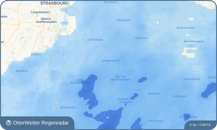 Widget-Vorschau für Strohbach Wetter-Widget-Vorschau mit Vorhersagedaten für Strohbach