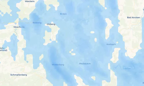Regenradar Vorschaubild - Aktuelle Niederschläge in Stryck und Umgebung