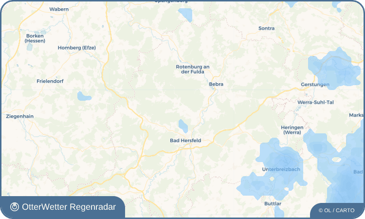 Wetter-Widget-Vorschau mit Vorhersagedaten für Tann