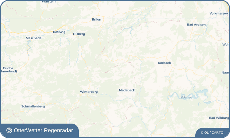 OtterWetter Regenradar-Widget Titmaringhausen