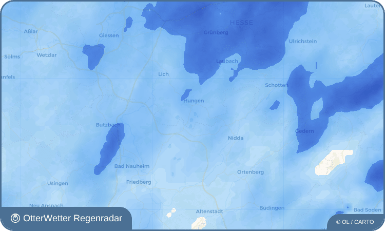 OtterWetter Regenradar-Widget Trais-Horloff