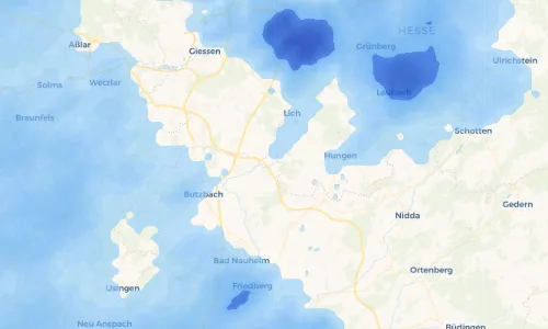 Regenradar Vorschaubild - Aktuelle Niederschläge in Trais und Umgebung