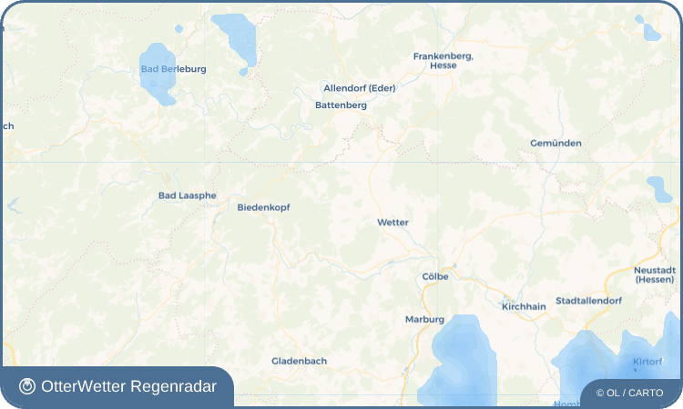 Wetter-Widget-Vorschau mit Vorhersagedaten für Treisbach