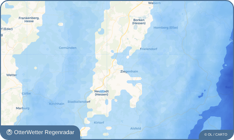 OtterWetter Regenradar-Widget Treysa