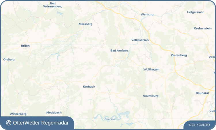 OtterWetter Regenradar-Widget Twiste
