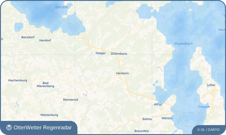 OtterWetter Regenradar-Widget Uckersdorf