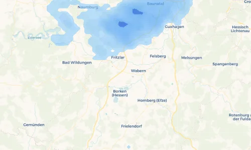 Regenradar Vorschaubild - Aktuelle Niederschläge in Udenborn und Umgebung