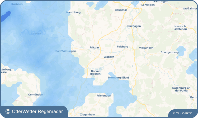 Widget-Vorschau für Udenborn Wetter-Widget-Vorschau mit Vorhersagedaten für Udenborn