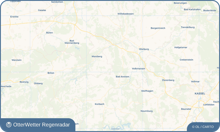 OtterWetter Regenradar-Widget Udorf