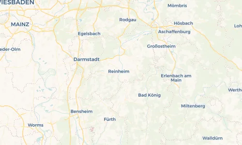 Regenradar Vorschaubild - Aktuelle Niederschläge in Ueberau und Umgebung