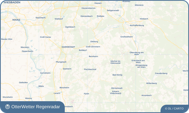 OtterWetter Regenradar-Widget Ueberau