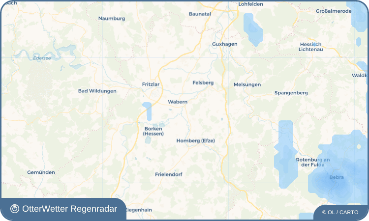 OtterWetter Regenradar-Widget Unshausen