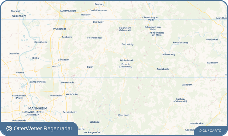 OtterWetter Regenradar-Widget Unter-Mossau