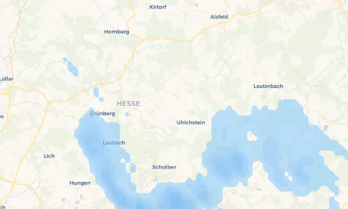Regenradar Vorschaubild - Aktuelle Niederschläge in Unter-Seibertenrod und Umgebung