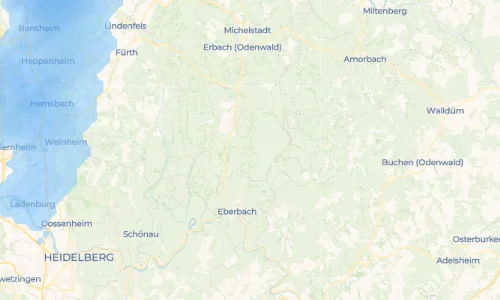 Regenradar Vorschaubild - Aktuelle Niederschläge in Unter-Sensbach und Umgebung