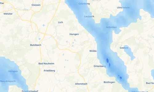 Regenradar Vorschaubild - Aktuelle Niederschläge in Unter-Widdersheim und Umgebung