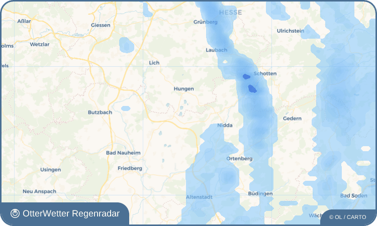 OtterWetter Regenradar-Widget Unter-Widdersheim