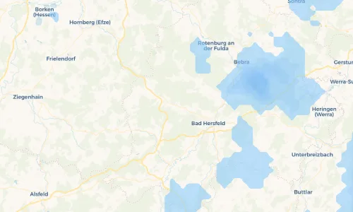 Regenradar Vorschaubild - Aktuelle Niederschläge in Untergeis und Umgebung