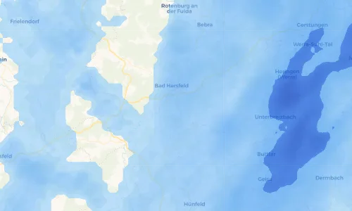 Regenradar Vorschaubild - Aktuelle Niederschläge in Unterhaun und Umgebung