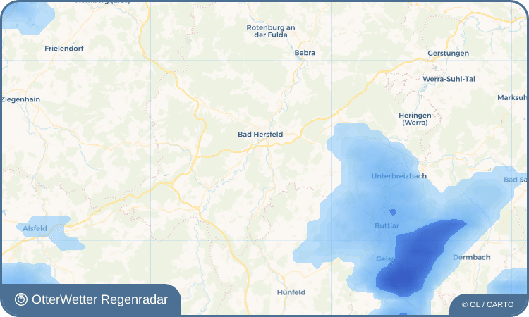 Widget-Vorschau für Unterhaun Wetter-Widget-Vorschau mit Vorhersagedaten für Unterhaun