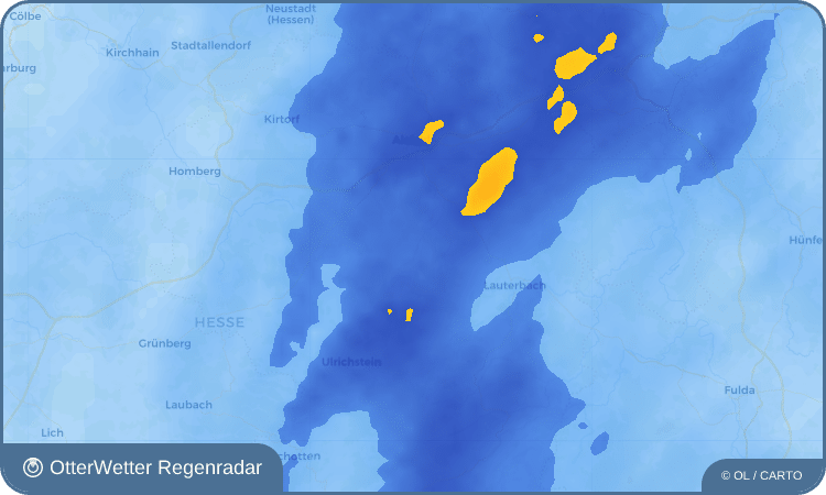 OtterWetter Regenradar-Widget Vadenrod