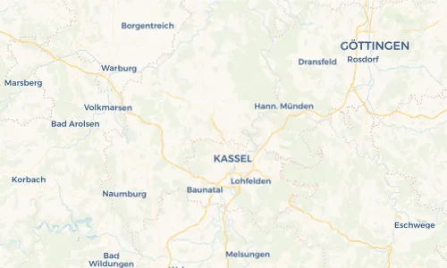 Regenradar Vorschaubild - Aktuelle Niederschläge in Vellmar und Umgebung