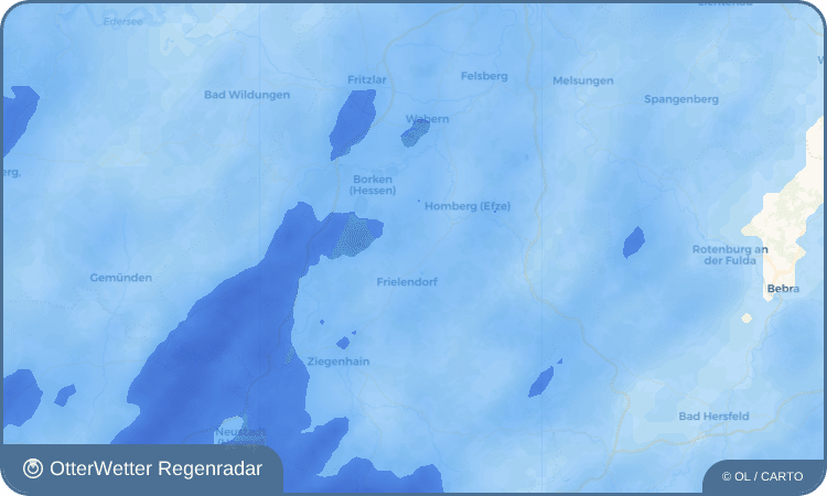 OtterWetter Regenradar-Widget Verna