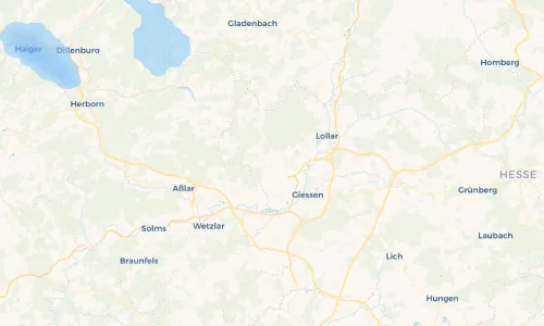 Regenradar Vorschaubild - Aktuelle Niederschläge in Vetzberg und Umgebung