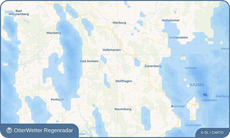 OtterWetter Regenradar-Widget Viesebeck
