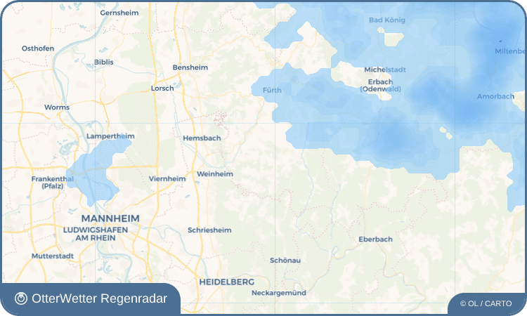 Widget-Vorschau für Vöckelsbach Wetter-Widget-Vorschau mit Vorhersagedaten für Vöckelsbach