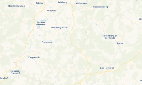 Regenradar Vorschaubild - Aktuelle Niederschläge in Völkershain und Umgebung