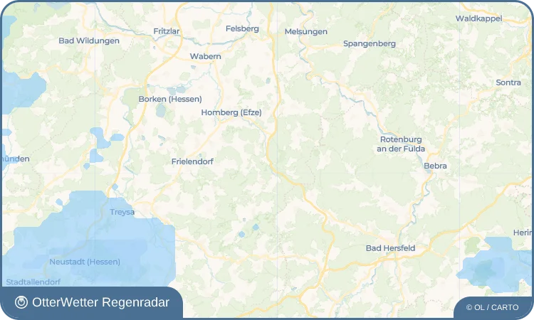 Wetter-Widget-Vorschau mit Vorhersagedaten für Völkershain