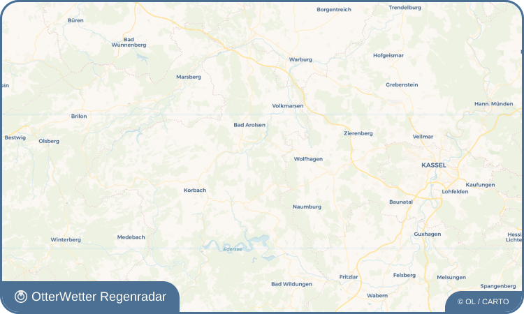 OtterWetter Regenradar-Widget Volkhardinghausen