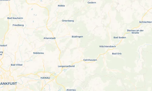 Regenradar Vorschaubild - Aktuelle Niederschläge in Vonhausen und Umgebung