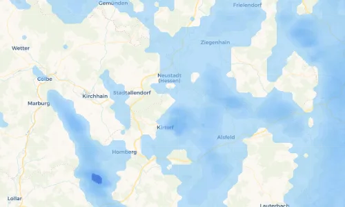 Regenradar Vorschaubild - Aktuelle Niederschläge in Wahlen und Umgebung